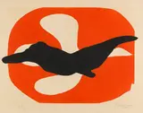 Georges Braque, L'ordre des oiseaux, 1962, Etching in colors