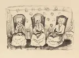 Edvard Munch, Drei alte Damen, 1922, Lithograph