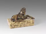 Liegendes Fohlen by Renée Sintenis, 1919, Bronze mit brauner Patina, sold Apr 2013