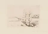 Edvard Munch, Norwegische Landschaft, 1908, Etching