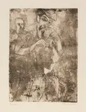 Ernst Ludwig Kirchner, Der Friseur, 1912, Etching