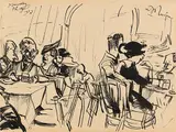 Ludwig Meidner, Sonntag, 21. April 1917, 1917, Pen and India ink