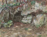 Christian Rohlfs, Grotte im Park Weimar