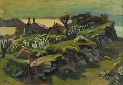 Hans Feibusch, Abend in Istria, 1930, Oil on canvas