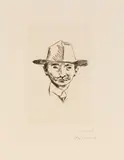 Edvard Munch, Emanuel Goldstein, 1906, Etching