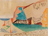 Werner Gilles, Küstenlandschaft auf Ischia