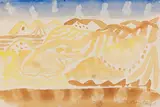 Eduard Bargheer, Sahara, 1968, Watercolor
