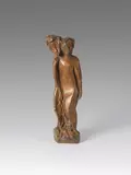 Berthold Müller-Oerlinghausen, Der Tod und das Mädchen, 1953, Bronze
