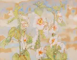 Max Kaus, Blüten, 1942, Watercolor