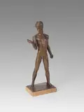 Jürgen Klein, Knabe mit Fisch, 1940, Bronze