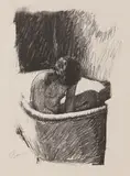 Pierre Bonnard, Le bain, 1925, Lithograph
