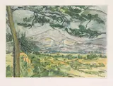Paul Cézanne, La Montagne Sainte-Victoire, 1887, Etching and aquatint