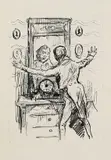 Mann vor Spiegel by Alfred Kubin, 1921, Pen and India ink drawing, sold Apr 2013