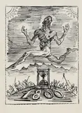 Frontispiz zu "Die Wunderbare Gesellschaft in der Neujahrsnacht" by Alfred Kubin, 1921, Pen and India ink drawing, sold Apr 2013