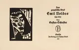 Emil Nolde, Ägypterin I, 1910, Woodcut