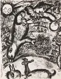 Marc Chagall, Der Zirkus, 1967, Lithograph