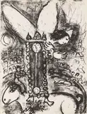 Marc Chagall, Der Zirkus, 1967, Lithograph