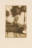 Arthur Illies, Motiv aus Schwartau, 1904, Drypoint