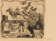Albert Welti, Künstlerpostkarten, 1901, Etching
