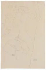 Egon Schiele, Liebespaar, 1911, Pencil drawing