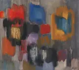 Fritz Winter, Kleiner Garten, 1961, Oil on canvas