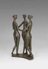 Drei Grazien by Gerhard Marcks, 1957, Bronze, sold Dec 2012