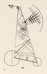 Ohne Titel by Wassily Kandinsky, 1930, Pen and India ink drawing, sold Dec 2012