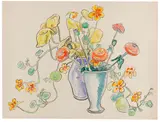 Gabriele Münter, Kapuziner und Zinnien