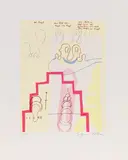 Vollmond im Widder by Sigmar Polke, 2004, Silkscreen in colors, sold Dec 2012