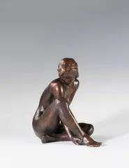 Beschaulichkeit by Fritz Klimsch, 1924, Bronze, sold Dec 2012