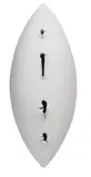 Lucio Fontana, Concetto Spaziale Ovale, 1968, Multiple