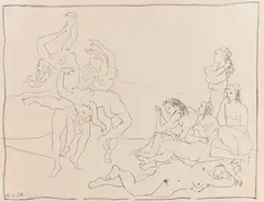 Danses by Pablo Picasso, 1954, Lithographie auf Arches-Velin, sold Dec 2012