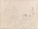 Danses by Pablo Picasso, 1954, Lithographie auf Arches-Velin, sold Dec 2012