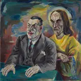 Kurt Weinhold, Der Materialist (Gegenwart), 1931, Oil on canvas