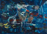 Gerhard Hoehme, Spuren im Kosmos paroxistische Spur