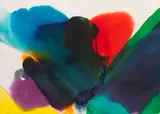 Phenomena Prism Change by Paul Jenkins, 1985, Watercolor, sold Dec 2012
