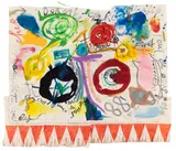 Jean Tinguely, Ohne Titel, 1988, Gouache