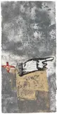 Antoni Tàpies, Ma i creu sobre gris