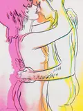 Andy Warhol, Ohne Titel (Love), 1983, Silkscreen in colors