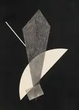 László Moholy-Nagy, Konstruktion V, 1923, Lithograph