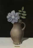 Josef Mangold, Clematisblüte im Henkelkrug