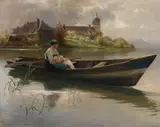 Karl Raupp, Sonntag am Chiemsee, 1870, Oil on canvas