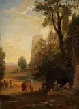Johann Wilhelm Schirmer, Zugeschrieben - Italienische Landschaft (Studie)