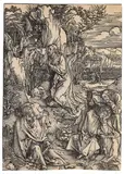 Christus am Ölberg. Blatt 3 der Großen Passion by Albrecht Durer, 1496, Woodcut, sold Nov 2012