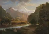 Carl Heyn, In den Tiroler Alpen, 1897, Oil on canvas