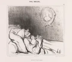 Souvenirs by Honoré Daumier, 1840, Lithograph, sold Nov 2012