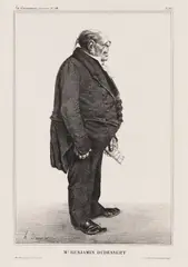 Benjamin Delessert by Honoré Daumier, 1833, Lithograph, sold Nov 2012