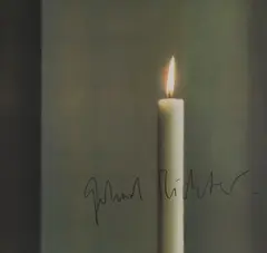 Gerhard Richter, Kerze, 1988, Offset in colors
