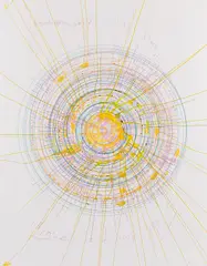 Damien Hirst, Lavender Baby, 2002, Watercolor