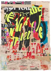 Arthur Aesbacher, Lyrisme lacéré, 1965, Collage